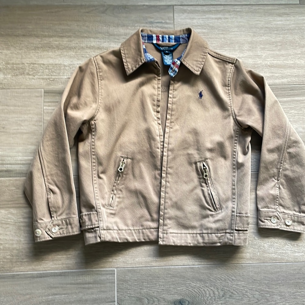 Boys Size 6 Ralph Lauren light jacket slightly worn.